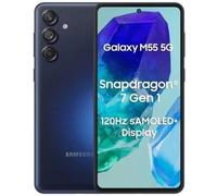 Samsung Galaxy M55 5G 256GB Memoria 8GB Ram Display 6,7" Amoled 120Hz DenimBlack [EEK: B]