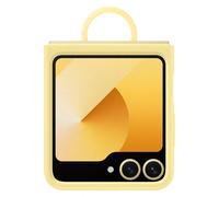 Samsung Galaxy Official Silicone Case with Ring for Galaxy Z Flip6, Yellow Silic