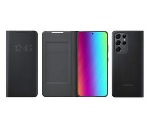 Samsung Galaxy S21 Ultra 5G Smart LED View Wallet Cover EF-NG998 Custodia Uff...