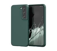 Samsung Galaxy S22 Custodia, morbida e flessibile in gel di silicone, protezione antiurto con protezione anti-caduta per fotocamera, sottile, antiurto, per Samsung Galaxy S22, verde muschio