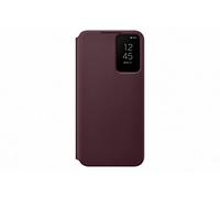 SAMSUNG Galaxy S22 Plus Smart Clear View Cover Burgandy - EF-ZS906CEEGWW