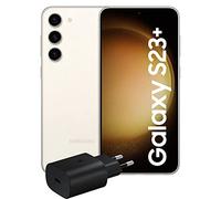 Samsung Galaxy S23+, Caricatore incluso, Smartphone Android, Display 6.6'' Dynamic AMOLED 2X, Fotocamera 50MP, RAM 8GB, 256 GB, 4.700 mAh, Cream [Versione italiana]