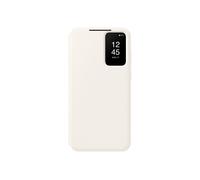 Samsung Smart View Wallet Cover custodia a portafoglio con finestra di visione notifiche per Galaxy S23+, Crema