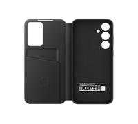 Samsung Smart View Wallet Case custodia a portafoglio con finestra di visione notifiche per Galaxy S24+, Black