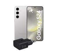 Samsung Galaxy S24 Smartphone AI, Caricatore incluso, Display 6.2'' FHD+ Dynamic AMOLED 2X, Fotocamera 50MP, RAM 8GB, 256GB, 4.000 mAh, Marble Gray [Versione italiana]