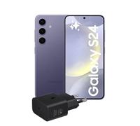 Samsung Galaxy S24 Smartphone AI, Caricatore incluso, Display 6.2'' FHD+ Dynamic AMOLED 2X, Fotocamera 50MP, RAM 8GB, 128GB, 4.000 mAh, Cobalt Violet [Versione italiana]