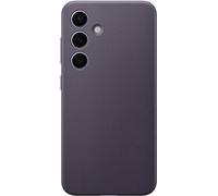 Samsung Galaxy S24 Soft Touch Cover (Eureka-Vegan Leather CaseDark Violet)