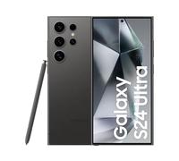 Samsung Galaxy S24 Ultra AI Smartphone, Telefono cellulare Android senza contratto, 12GB RAM/256GB di memoria, Fotocamera 200MP, Penna S, Lunga durata della batteria, Nero Titanio