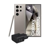 Samsung Galaxy S24 Ultra Smartphone AI, Caricatore incluso, Display 6.8'' QHD+ Dynamic AMOLED 2X, Fotocamera 200MP, RAM 12GB, 256GB, 5.000 mAh, Titanium Gray [Versione italiana]