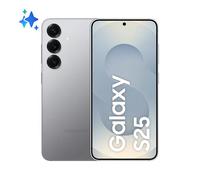 Samsung Galaxy S25 Smartphone AI, Display 6.2'' FHD+ Dynamic AMOLED 2X, Fotocamera 50MP, RAM 12GB, 256GB, 4.000 mAh, Silver shadow
