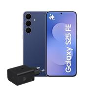 Samsung Galaxy S25 FE con caricatore 45W EP-T4511NBEGEU, Smartphone AI con 3 anni di Garanzia del produttore, RAM 8GB, 256GB, Navy