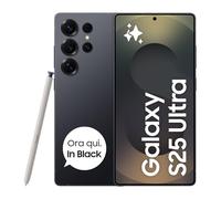 Samsung Galaxy S25 Ultra Smartphone AI, 3 anni di Garanzia del produttore, Display 6.9'' QHD+ Dynamic AMOLED 2X, Fotocamera 200MP, RAM 12GB, 256GB, 5.000 mAh, Titanium Jetblack [Versione italiana]