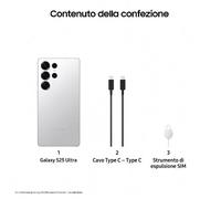 Samsung Galaxy S25 Ultra Smartphone AI, Display 6.9'' QHD+ Dynamic AMOLED 2X, Fotocamera 200MP, RAM 12GB, 1TB, 5.000 mAh, Titanium Whitesilver