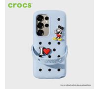 Samsung Galaxy S25 Ultra x Crocs Custodia Blu Calcite Cover con Jibbitz...