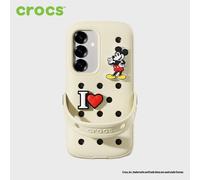 Samsung Galaxy S25 Ultra x Crocs Custodia Bone Cover con Charms Jibbitz Beige