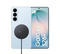 Samsung Galaxy S26+ con caricatore wireless magnetico Magnet Wireless Charger 25W EP-P2900BBEGWW, Smartphone AI con 3 anni di Garanzia del produttore, 256GB, Sky Blue