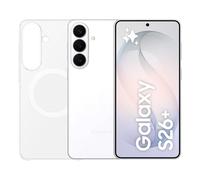 Samsung Galaxy S26+ con Clear Magnet Case, Smartphone AI 3 anni di Garanzia del produttore, 256GB, White