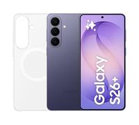 Samsung Galaxy S26+ con Clear Magnet Case, Smartphone AI 3 anni di Garanzia del produttore, 512GB, Cobalt Violet