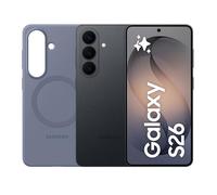Samsung Galaxy S26 con Silicone Magnet Case Blue Violet, Smartphone AI 3 anni di Garanzia del produttore, 256GB, Black