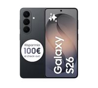 Samsung Galaxy S26 Smartphone AI, 256GB, 3 anni di Garanzia, Processore Avanzato, Assistente Foto, Creative Studio, Camera 50 MP, 4300 mAh, Black [Versione italiana]