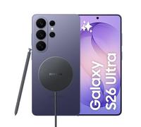 Samsung Galaxy S26 Ultra con caricatore wireless magnetico Magnet Wireless Charger 25W EP-P2900BBEGWW, Smartphone AI con 3 anni di Garanzia del produttore, 256GB, Cobalt Violet