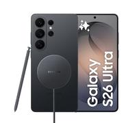 Samsung Galaxy S26 Ultra con caricatore wireless magnetico Magnet Wireless Charger 25W EP-P2900BBEGWW, Smartphone AI con 3 anni di Garanzia del produttore, 512GB, Black