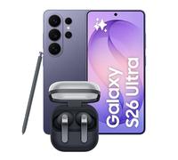 Samsung Galaxy S26 Ultra con Galaxy Buds4 pro, Smartphone AI con 3 anni di Garanzia, 512GB, 5000 mAh, Cobalt Violet, Auricolari in-ear True Wireless Black