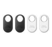 SAMSUNG - Galaxy SmartTag2 con Bluetooth Modalit Smarrito Resistenza IP67 Nero e Bianco (4 Pack)