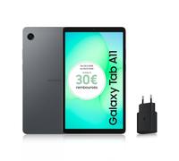 Samsung Galaxy Tab A11 8.7" WiFi 128GB Tablet Android, 8GB RAM, 3D Sound, Grigio, 25W Fast Mains Charger, FR Version