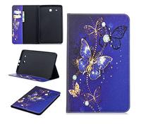 Samsung Galaxy Tab e 9.6 case, Saturcase Beautiful modello PU Flip supporto della carta custodia protettiva per Samsung Galaxy Tab e 9.6 sm-t560 T561 BFT-2