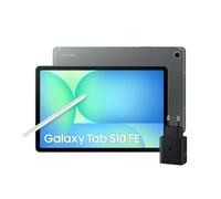 SAMSUNG Galaxy Tab S10 FE con caricabatterie 45W con USB-C, Android Tablet, Display 10.9' LCD, 5G, RAM 8GB, 128GB, 8.000 mAh, S Pen, Android 15, IP68, Gray [Versione italiana]