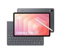Samsung Galaxy Tab S11 con 3 anni di garanzia & Book Cover Keyboard Slim, Tablet AI, 5G, Design Leggero, DeX, RAM 12GB, 128 GB, Batteria a Lunga Durata, Gray [Versione Italiana]