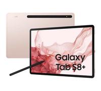 Samsung - Galaxy Tab S8 Plus 5G 128 GB 8 GB Ram Display 12.4 pollici AMOLED Slot MicroSD Fotocamera 13Mpx Android 12 Italia Colore Oro Rosa