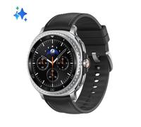 Samsung Galaxy Watch 8 Classic Bluetooth WiFi NFC GPS 46mm Super AMOLED Argento-Nero M IP68 5ATM
