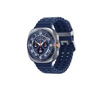 Samsung Galaxy Watch Ultra (2025) Titanium Blue, LTE, smartwatch da 47 mm, involucro in titanio resistente, design a cuscino, pulsante rapido, monitoraggio della salute alimentato ad Al-(versione