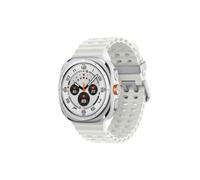 Samsung Galaxy Watch Ultra Smartwatch Galaxy AI, Resistenza estrema, Batteria a lunga durata, Sirena di emergenza, LTE, Cassa in titanio di grado aerospaziale 47mm Titanium White