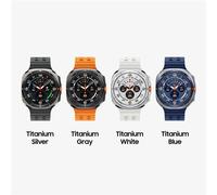 Samsung Galaxy Watch Ultra 2025 (Titanium Silver, LTE, 47mm) Smartwatch Galaxy AI, Design Resistente agli Urti, Batteria a Lunga Durata, Cassa in Titanio di Grado Aerospaziale [Versione Italiana]