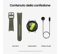 Samsung Galaxy Watch7 Smartwatch Galaxy AI, Analisi del Sonno, Controllo con doppio avvicinamento di dita, Batteria a lunga durata, GPS, Bluetooth, Ghiera Touch in Alluminio 44mm Green