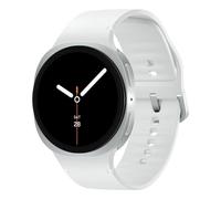 Samsung Galaxy Watch8 Bluetooth GPS NFC 44mm Super AMOLED Argento Cinturino Bianco M/L Resistente Acqua 5ATM+IP68