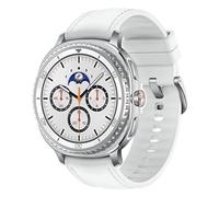 Samsung Galaxy Watch8 Classic Bluetooth GPS NFC 46mm Super AMOLED Argento Correa Bianca IP68 5ATM