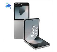 Samsung Galaxy Z Flip 6 12+256GB 3.4"/6.7" 5G Silver Shadow Garanzia Europa