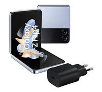 SAMSUNG Galaxy Z Flip4 Smartphone 5G, Sbloccato, Sim Free Android, 128GB, Display Dynamic AMOLED 2X 6.7”/Super AMOLED 1.9”1,2 Light Blue 2022