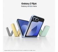 Samsung Galaxy Z Flip6 Smartphone AI, 512GB, RAM 12GB, Display 3,4" SAMOLED/6,7" Dynamic AMOLED 2X, Silver Shadow
