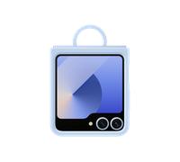 Samsung Galaxy Z Flip6 Silicone Case with Ring Blu