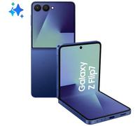 SAMSUNG - Galaxy Z Flip7 5G 256GB 12GB Ram Display 4,1' Super AMOLED / 6,9' Dynamic AMOLED 2X Main Camera 50MP Android Exynos 2500 4300mAh Blue Shadow