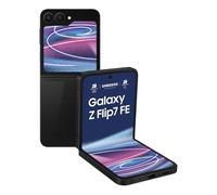 Samsung Galaxy Z Flip7 FE Smartphone AI pieghevole, 3 anni di Garanzia del produttore, RAM 8GB, 128GB, Display 3,4" Super AMOLED/6,7" Dynamic AMOLED 2X, Fotocamera 50MP, Black [Versione italiana]