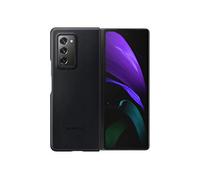 Cover Samsung Z Fold 2 Vera pelle Soft-touch Originale Leather Cover nera