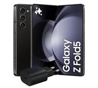 Samsung Galaxy Z Fold5 Smartphone Pieghevole, Caricatore Incluso, RAM 12GB, 256GB, Sim Free Android, Fotocamera 50MP, Display 6,2"/7,6" Dynamic AMOLED 2X, Phantom Black 2023 [Versione italiana]