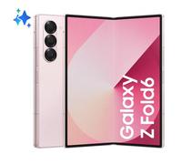 Samsung Galaxy Z Fold6 Smartphone AI, 256GB, RAM 12GB, Display 6,3"/7,6" Dynamic AMOLED 2X, Pink