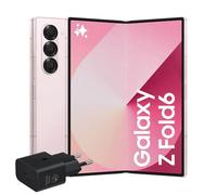 Samsung Galaxy Z Fold6 Smartphone AI pieghevole, Caricatore Incluso, RAM 12GB, 512GB, Dual SIM, Display 6,3"/7,6" Dynamic AMOLED 2X, Batteria a lunga durata, Pink 2024 [Versione italiana]